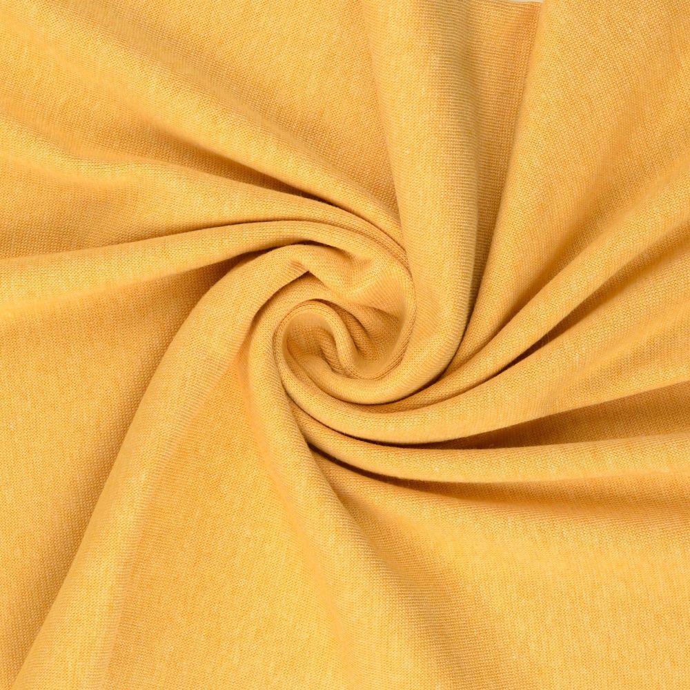 Tubular Ribbing Fabric Melange Yellow