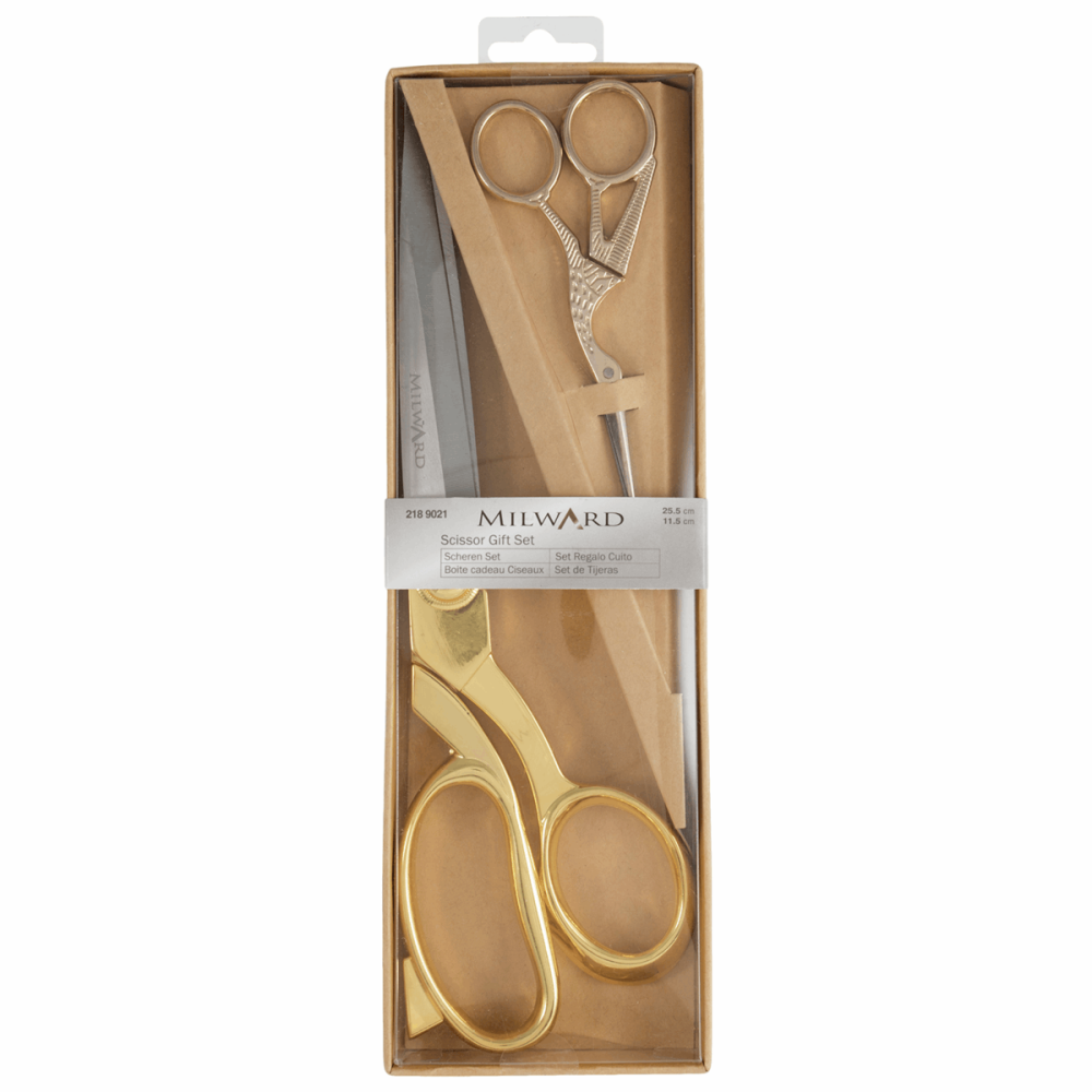 Milward Dressmaking Scissors Gift Set Gold 25.5cm 
