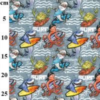 Cotton Fabric Surfs Up 