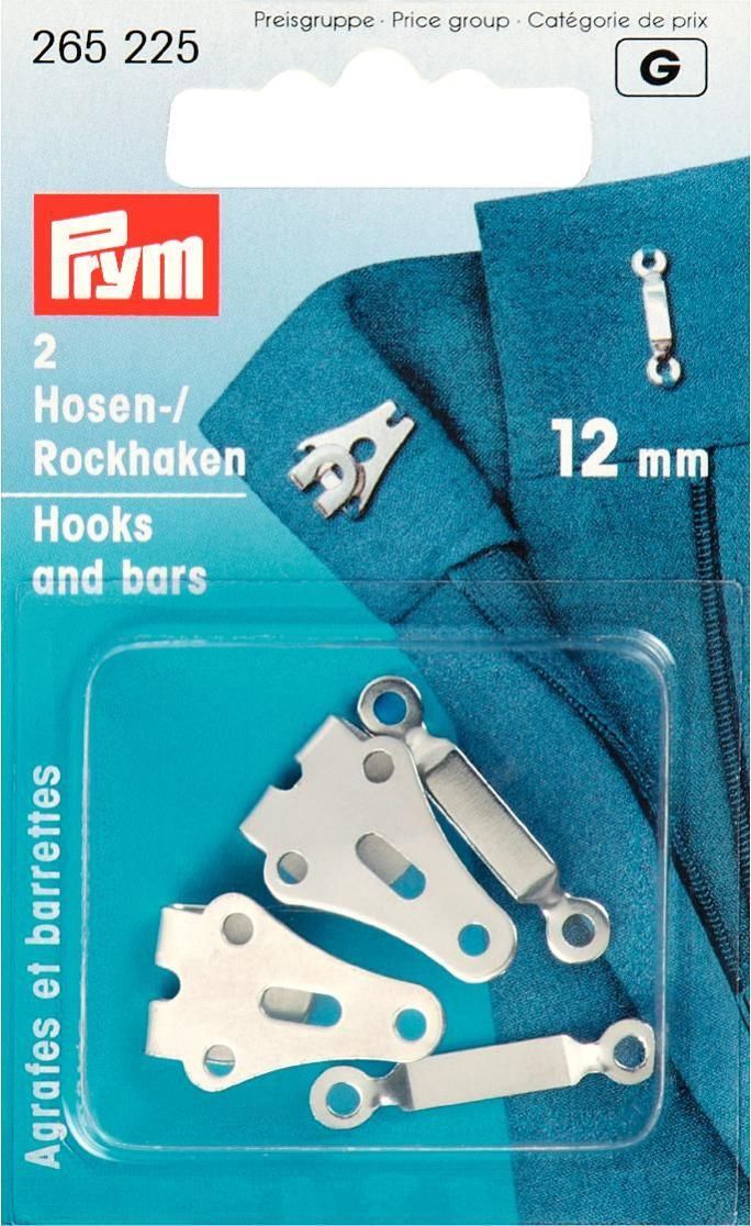 Prym Hook & Bar 12mm Silver 