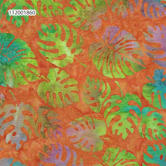 Makower Batik Cotton Fabric Col 2 