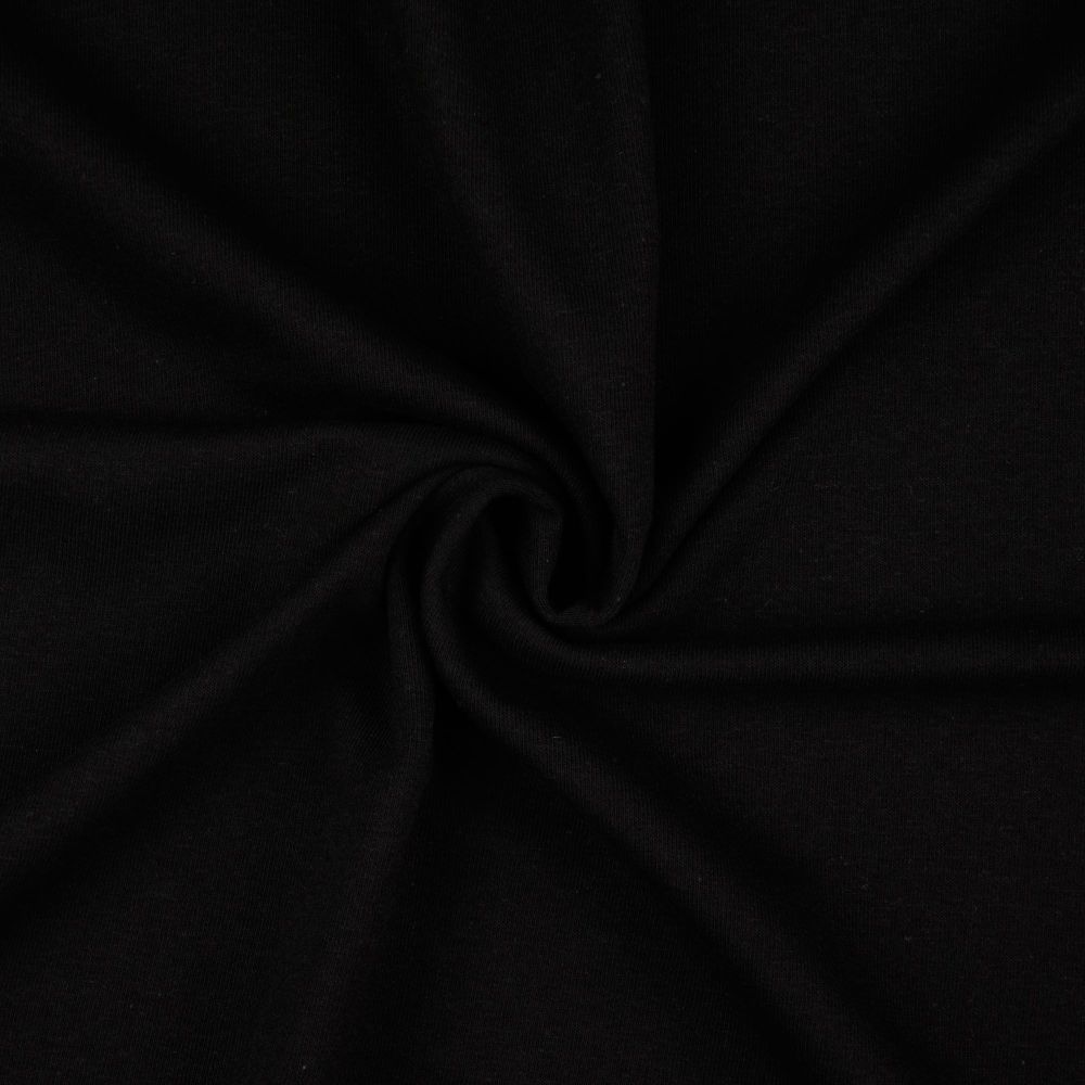 Sweatshirt Fabric Black 