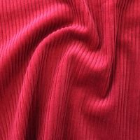 Corduroy Fabric Red