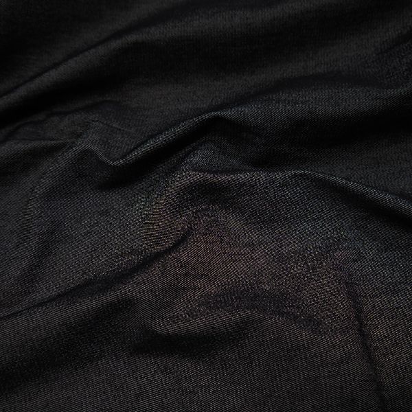 Stretch Denim Fabric Black 