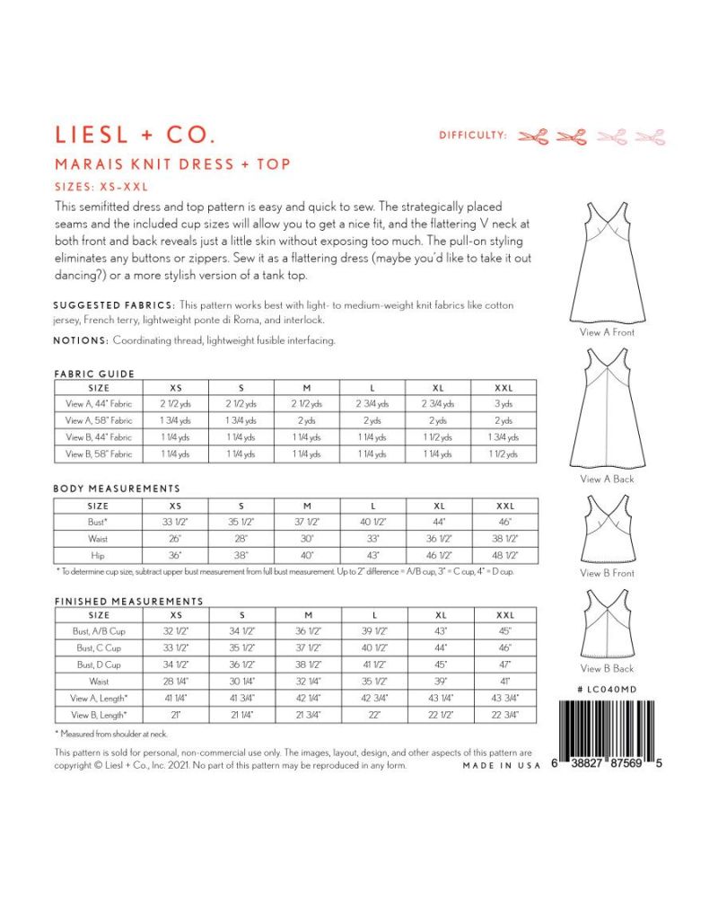 Liesl & Co Marais Knit Dress & Top 
