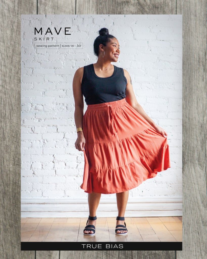 True Bias Mave Skirt Size 14 to 30