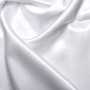 Satin Fabric White