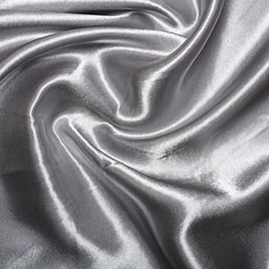 Satin Fabric Silver 