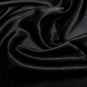 Satin Fabric Black