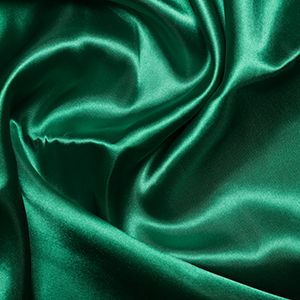 Satin Fabric Emerald