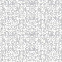 Makower Cotton Fabric Baby Safari Pairs Grey 