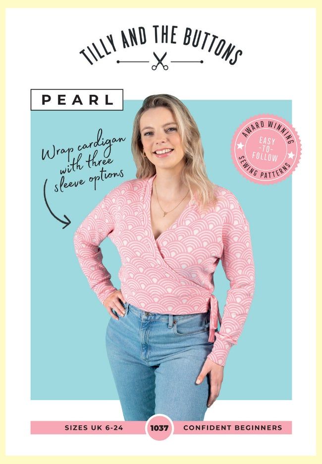 Tilly & The Buttons Pearl Wrap Cardigan Sewing Pattern 