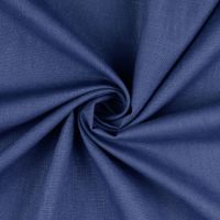 Plain Washed Linen Fabric Denim Blue 2027