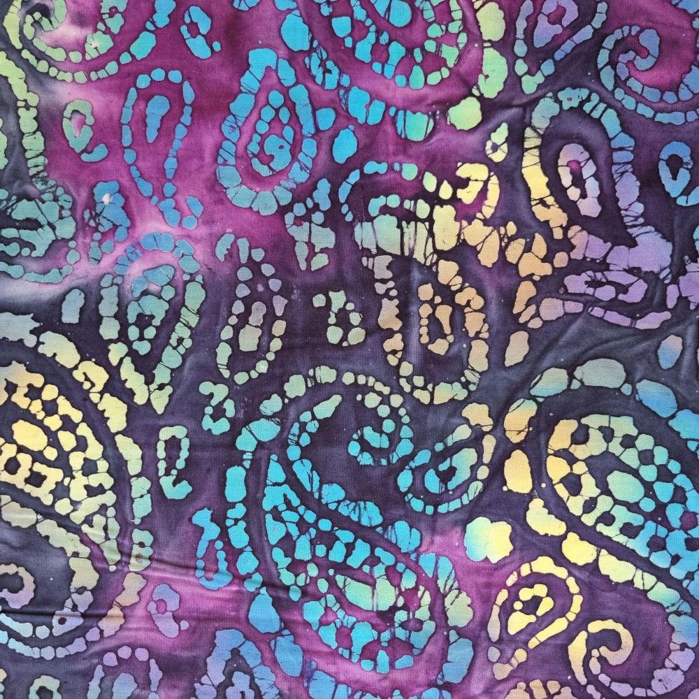 Cotton Batik Fabric Colour 9