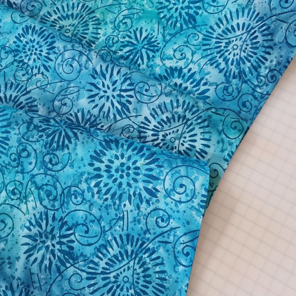 Cotton Batik Fabric Colour 16