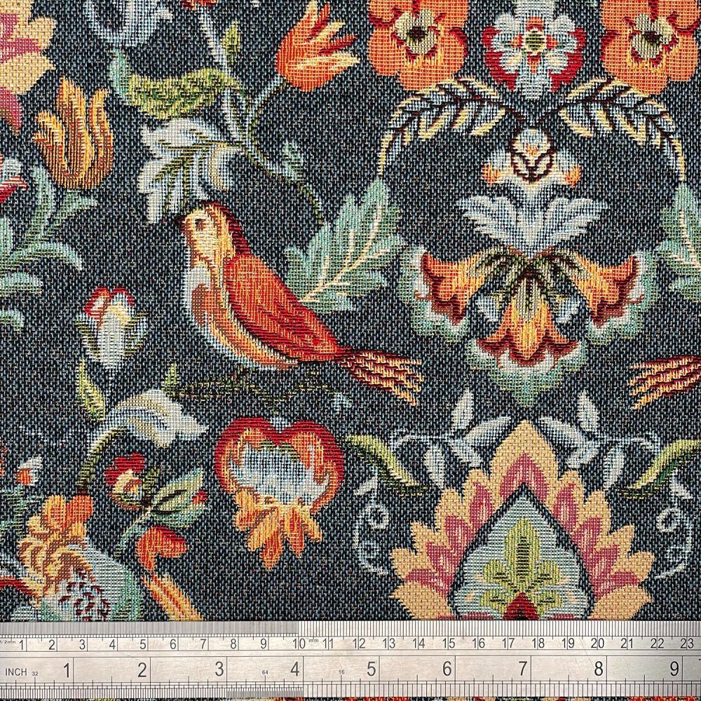 New World Tapestry Fabric William Denim