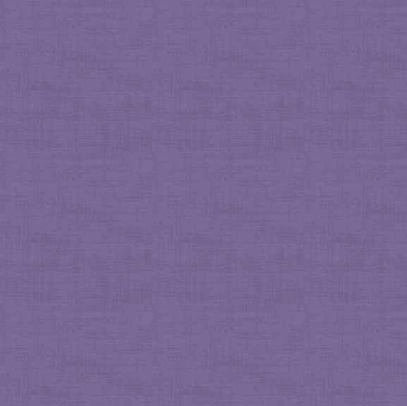 Makower Linen Texture Cotton Fabric Violet