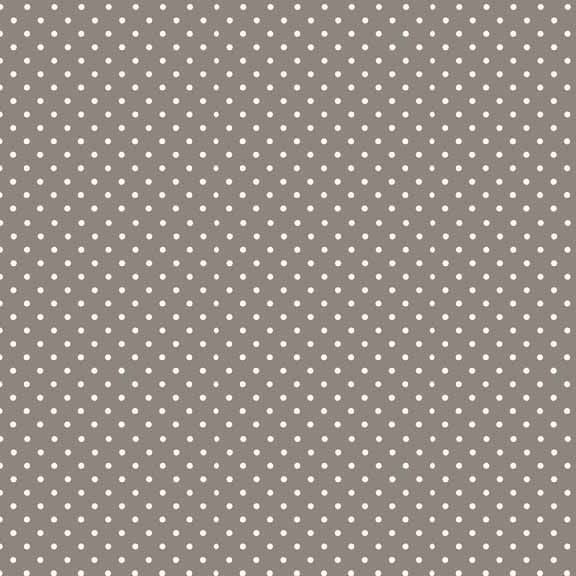 Makower Cotton Fabric Spot Steel Grey 