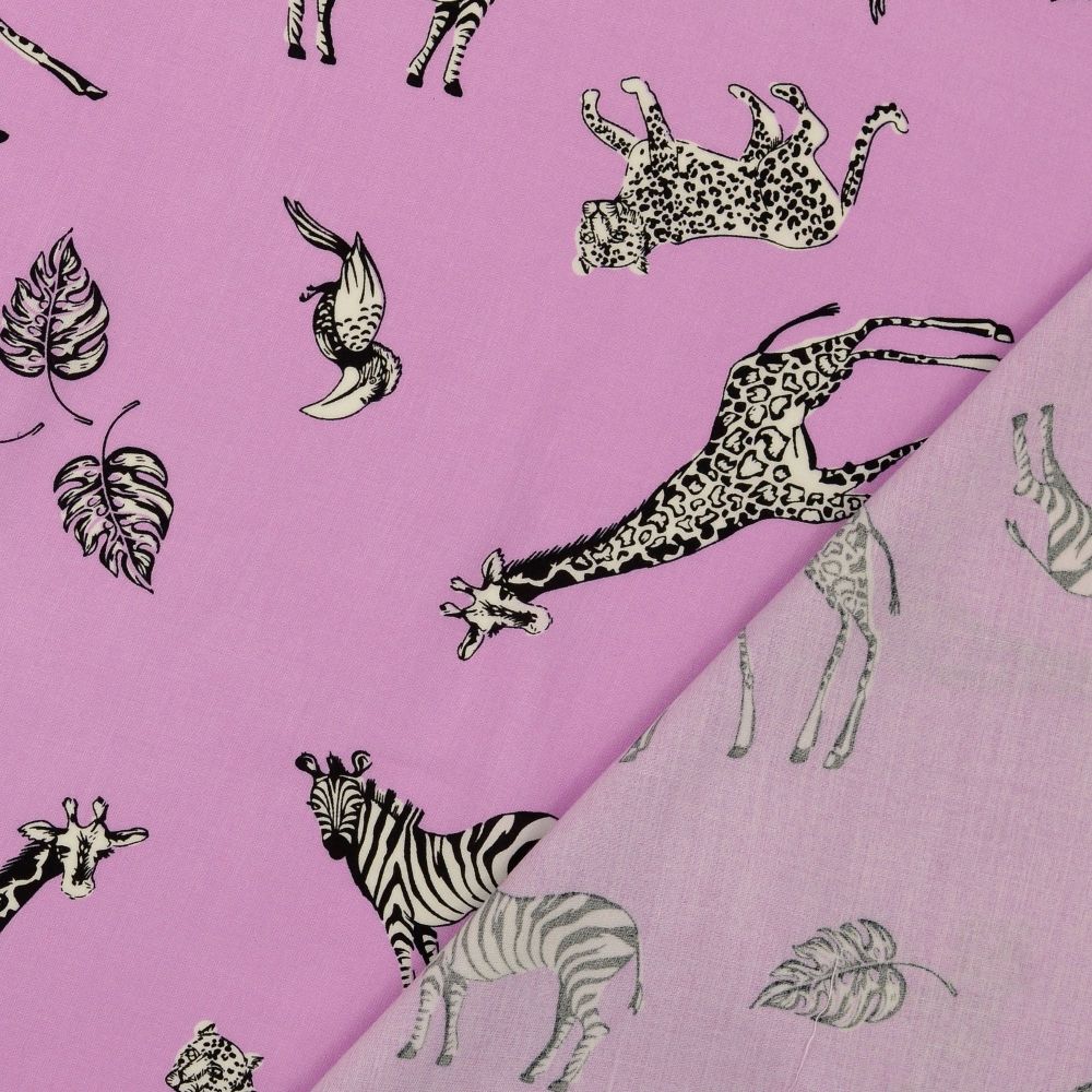Viscose Fabric Safari Lilac 