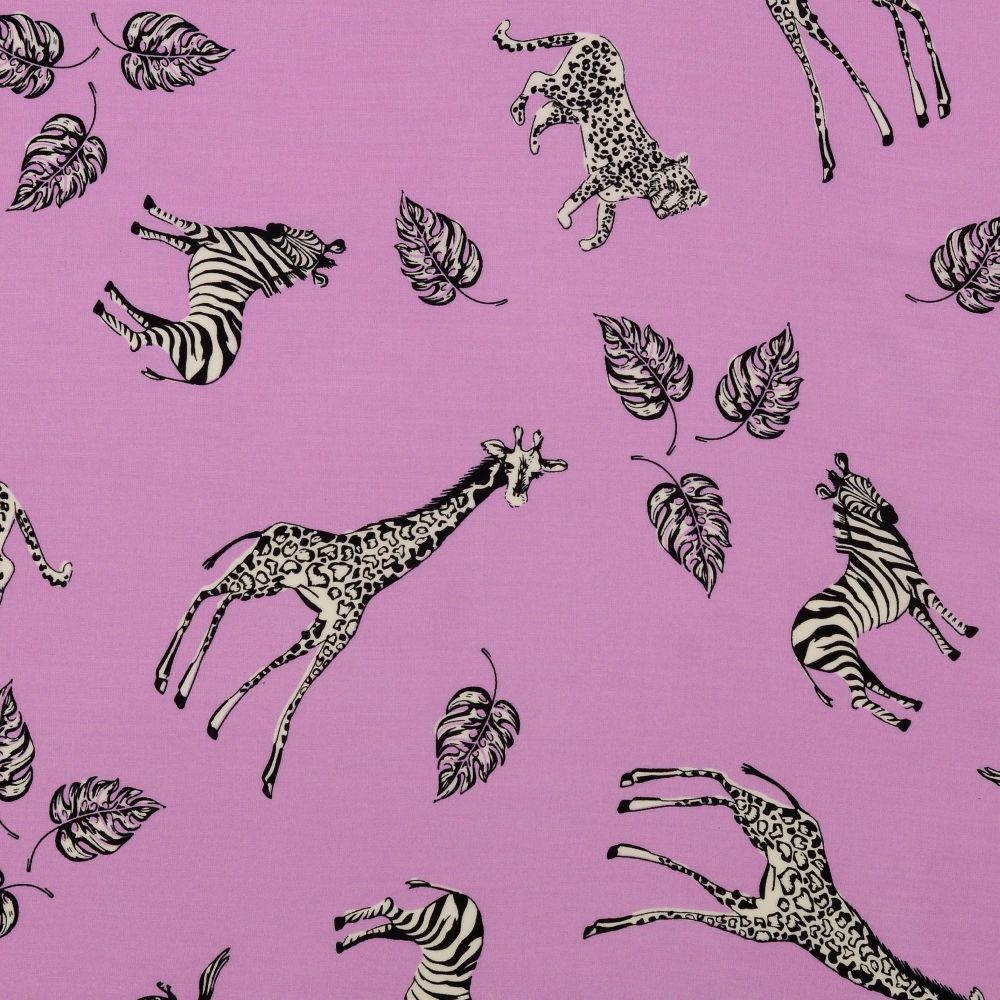 Viscose Fabric Safari Lilac 