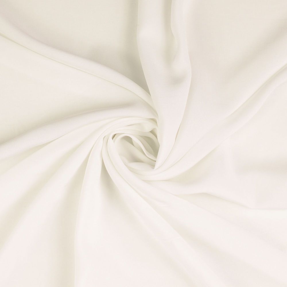Plain Viscose Fabric White 5003