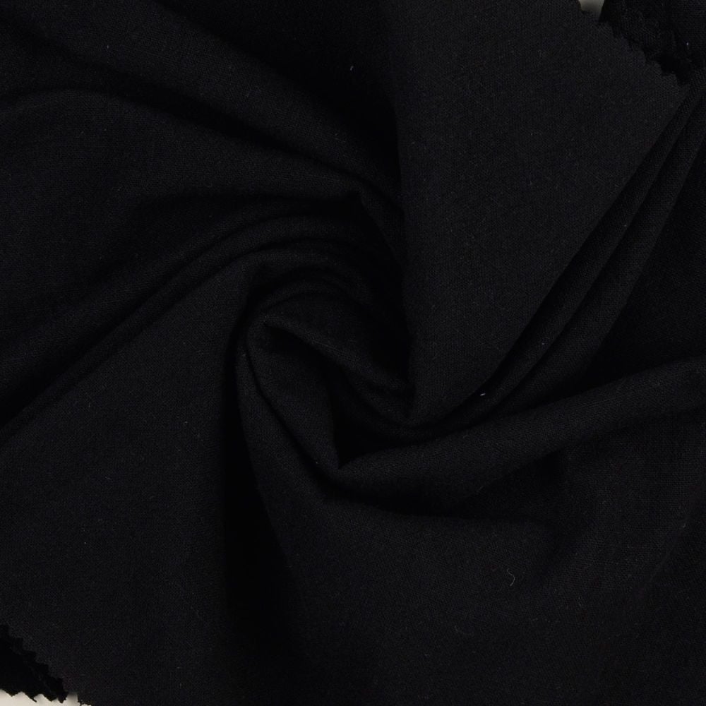 Vintage Cotton Fabric Black 