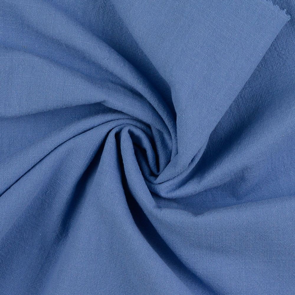 Vintage Cotton Fabric Denim Blue 4028
