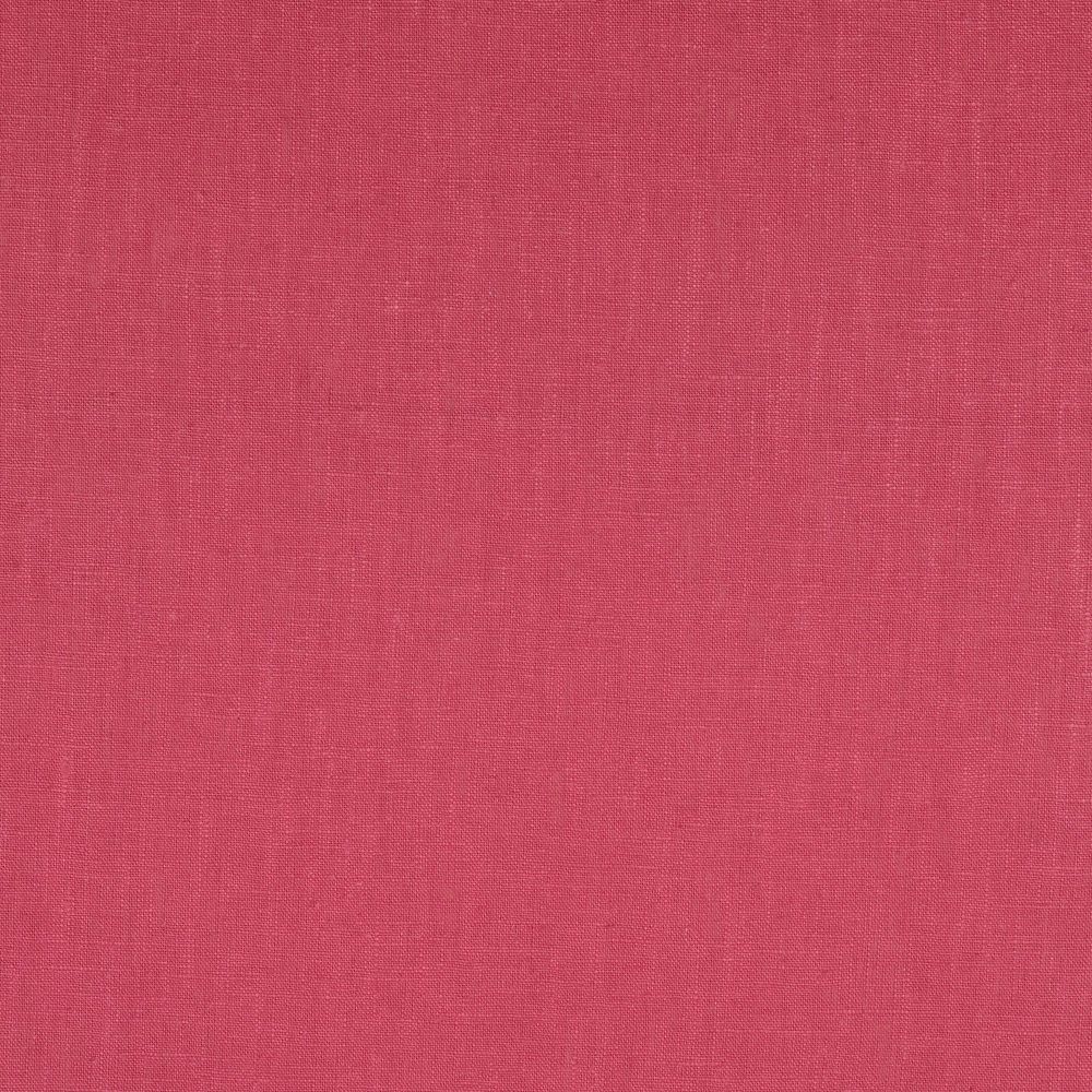 Plain Washed Linen Fabric Rouge 7016