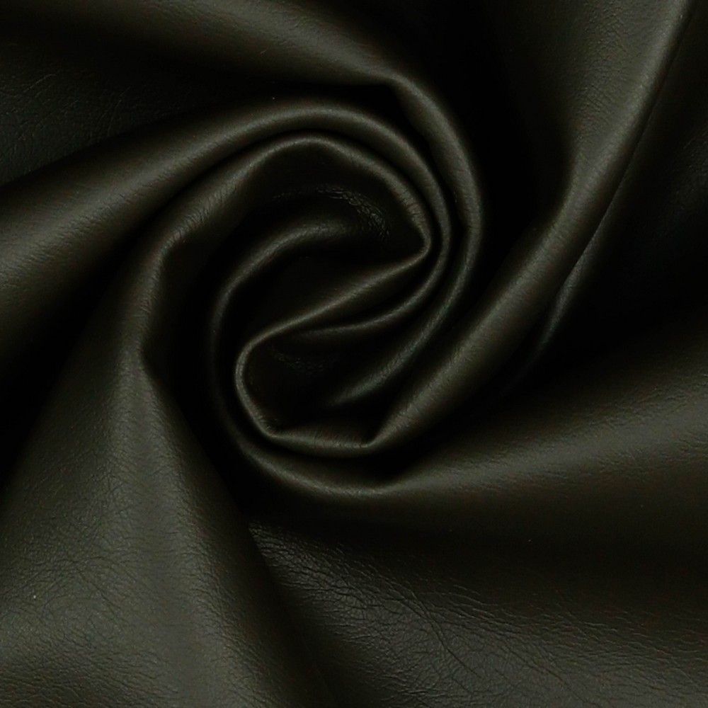Faux Leather Fabric Brown 