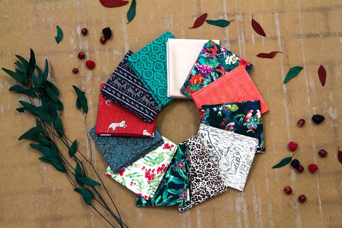 Fat Quarter Fabric Wonders in Cotton - Boscage - Katarina Roccella for AGF - 12 Piece