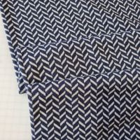 Knitted Jacquard Fabric Navy Melange 