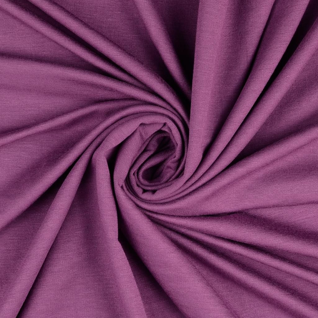 Soft French Terry Fleece Backed Mauve 