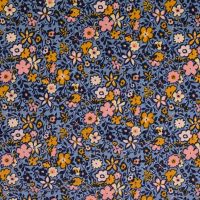 Babycord Fabric Flower Power 