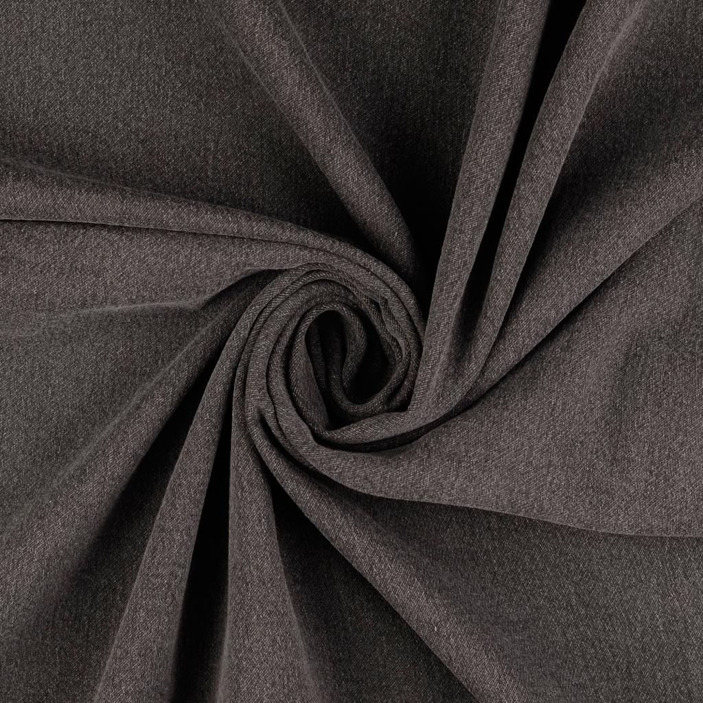 Denim Sweatshirt Fabric Slate Grey 