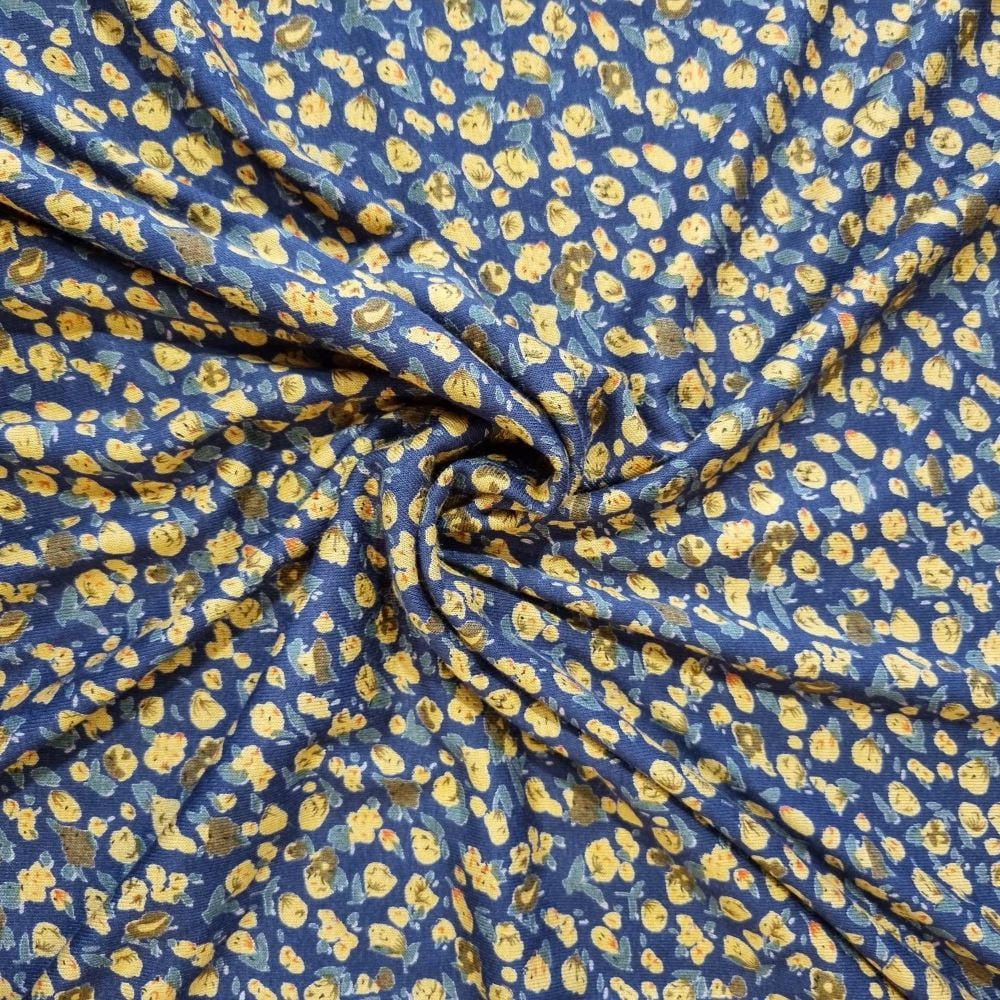 95% Viscose 5% Elastane Jersey - Slate Blue