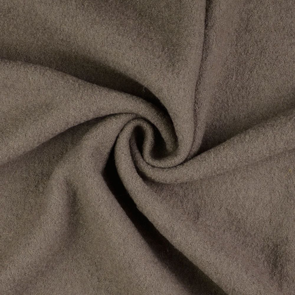 Boiled Wool Fabric Taupe