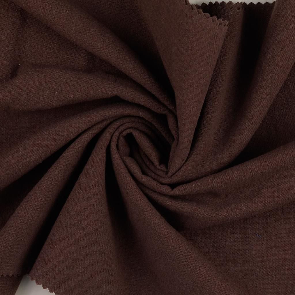Vintage Cotton Fabric Chocolate 6007