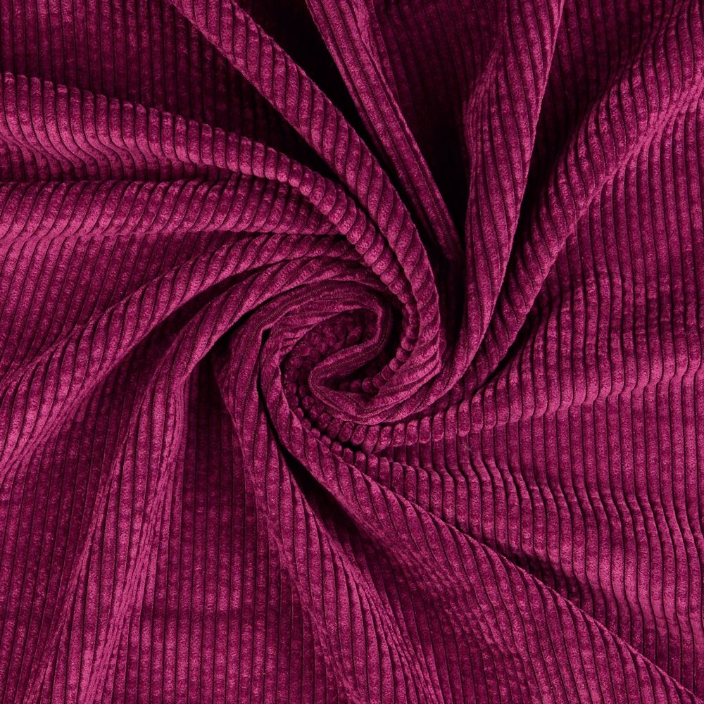 Stretch Corduroy fabric Magenta