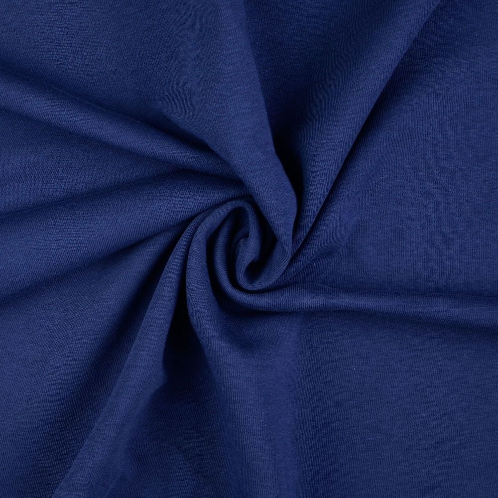 Sweatshirt Fabric Fleece Backed Navy 5026