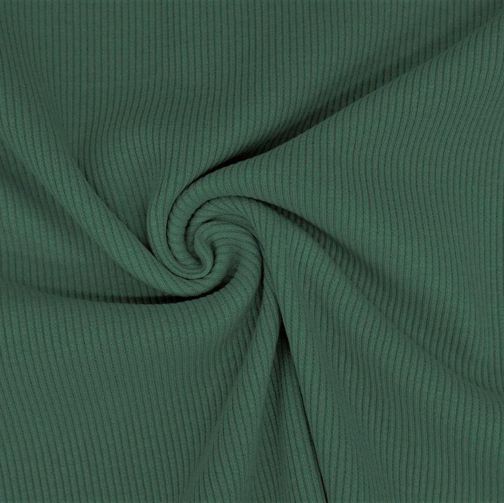 Ribbed Cotton Jersey Teal