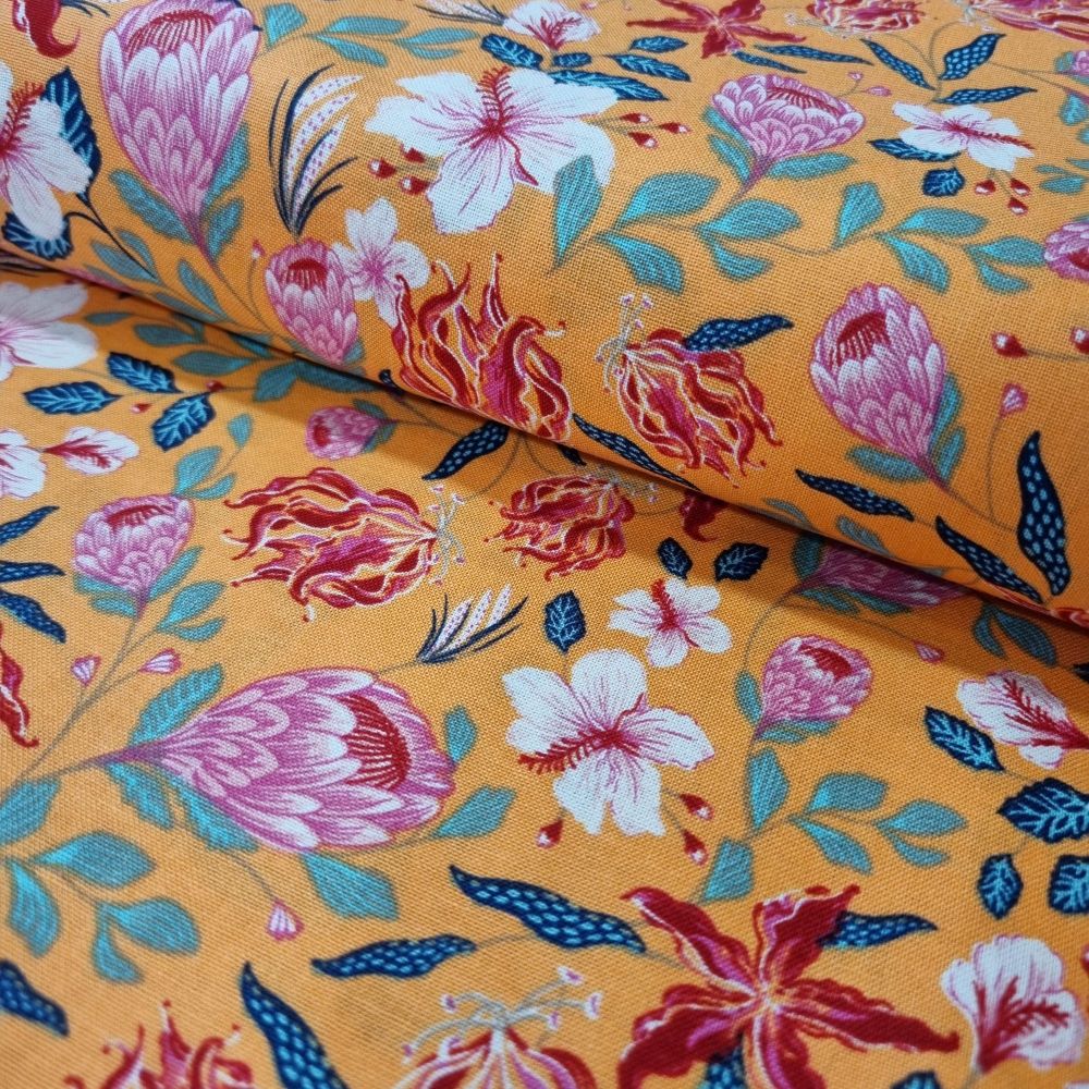 The Craft Cotton Company Cotton Fabric Mesmerising Floral