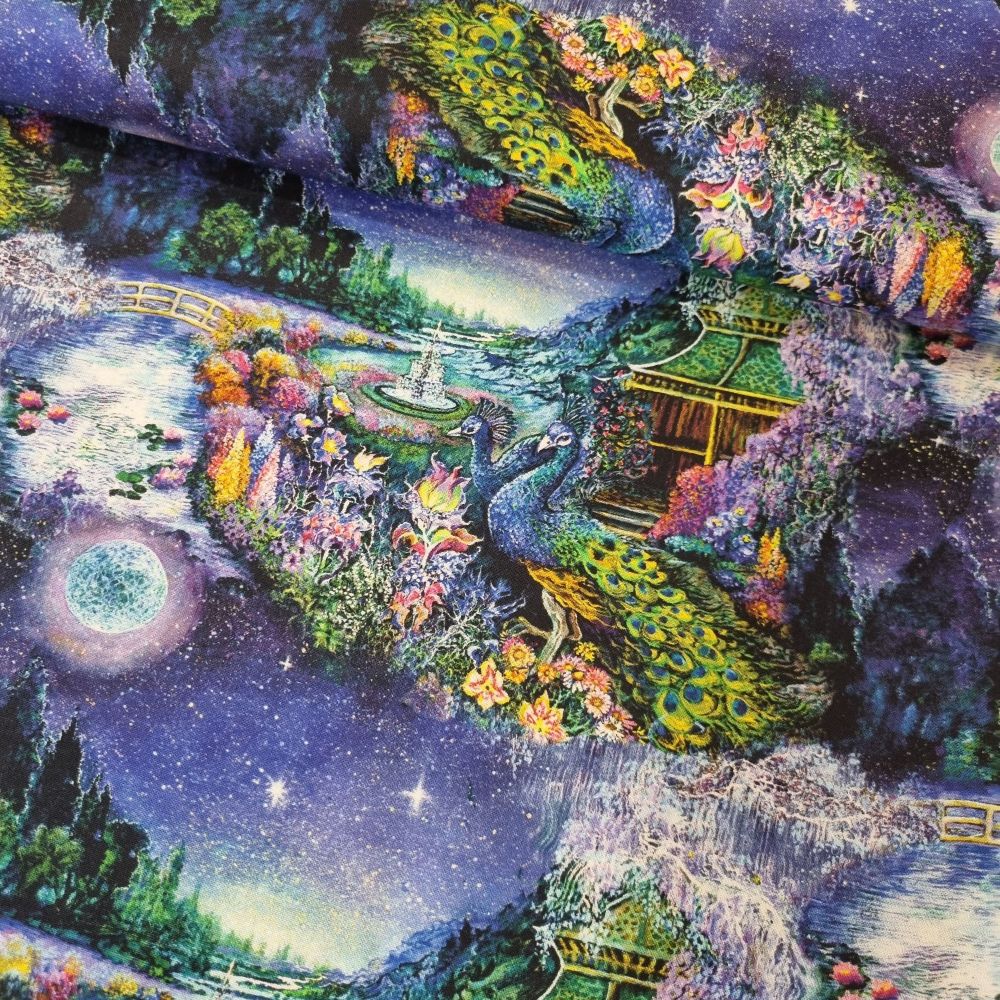 3 Wishes Cotton Fabric Astral Voyage Cosmic Village