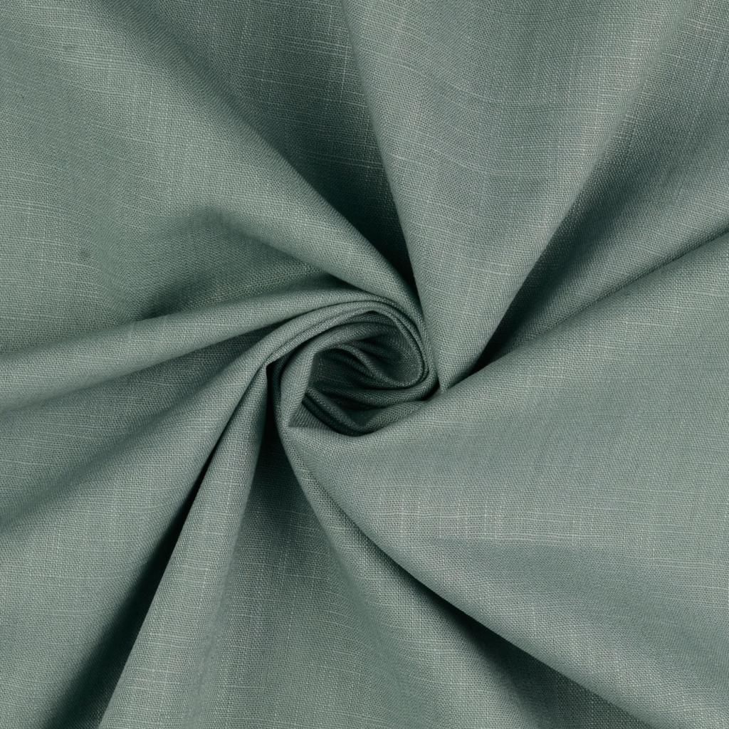 Plain Linen Fabric Seafoam 4037