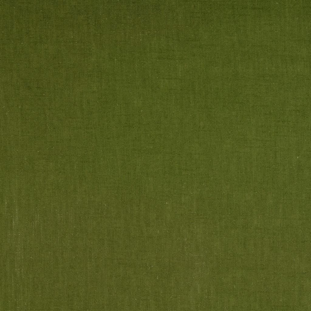 Plain Washed Linen Fabric Olive 0828