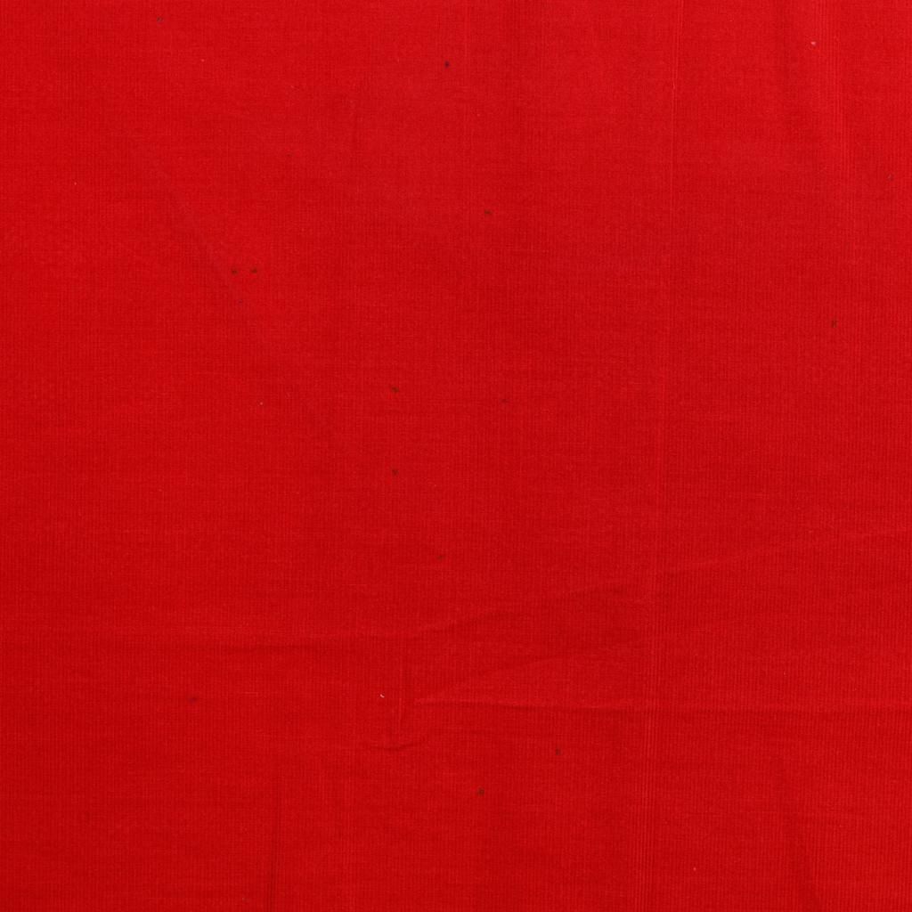 Babycord Fabric Red