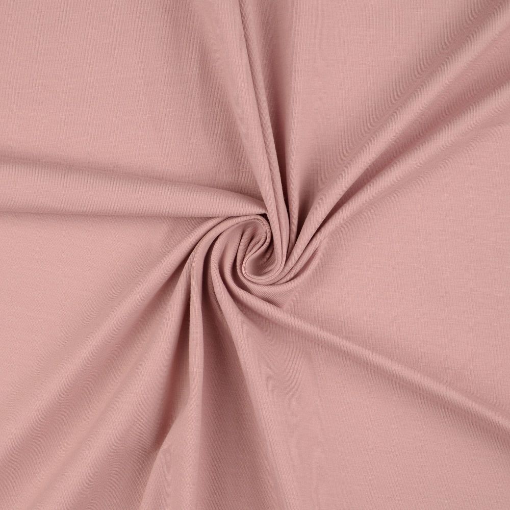 Cotton Jersey Fabric Dusky Pink 5016