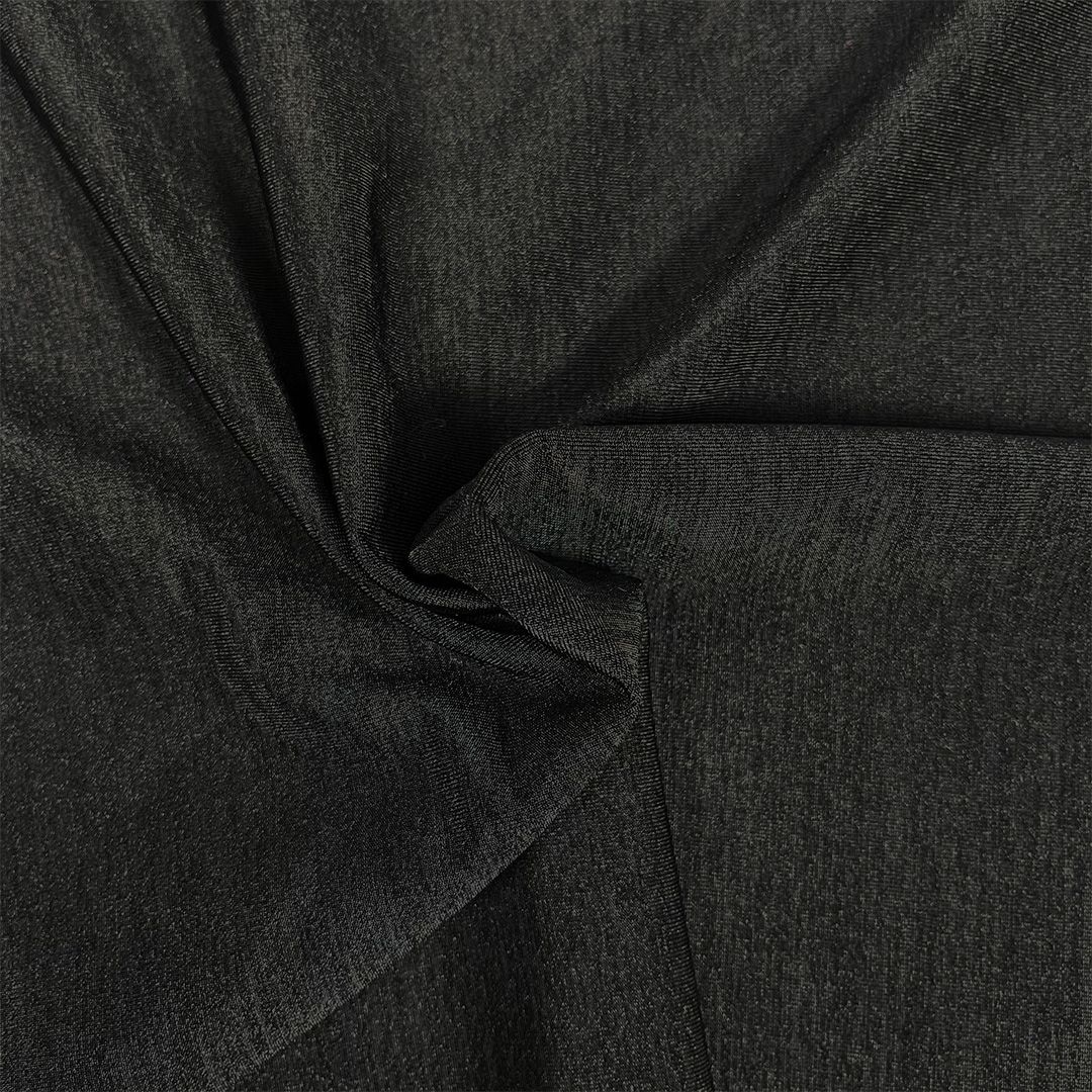 Nylon Slub Fabric Black