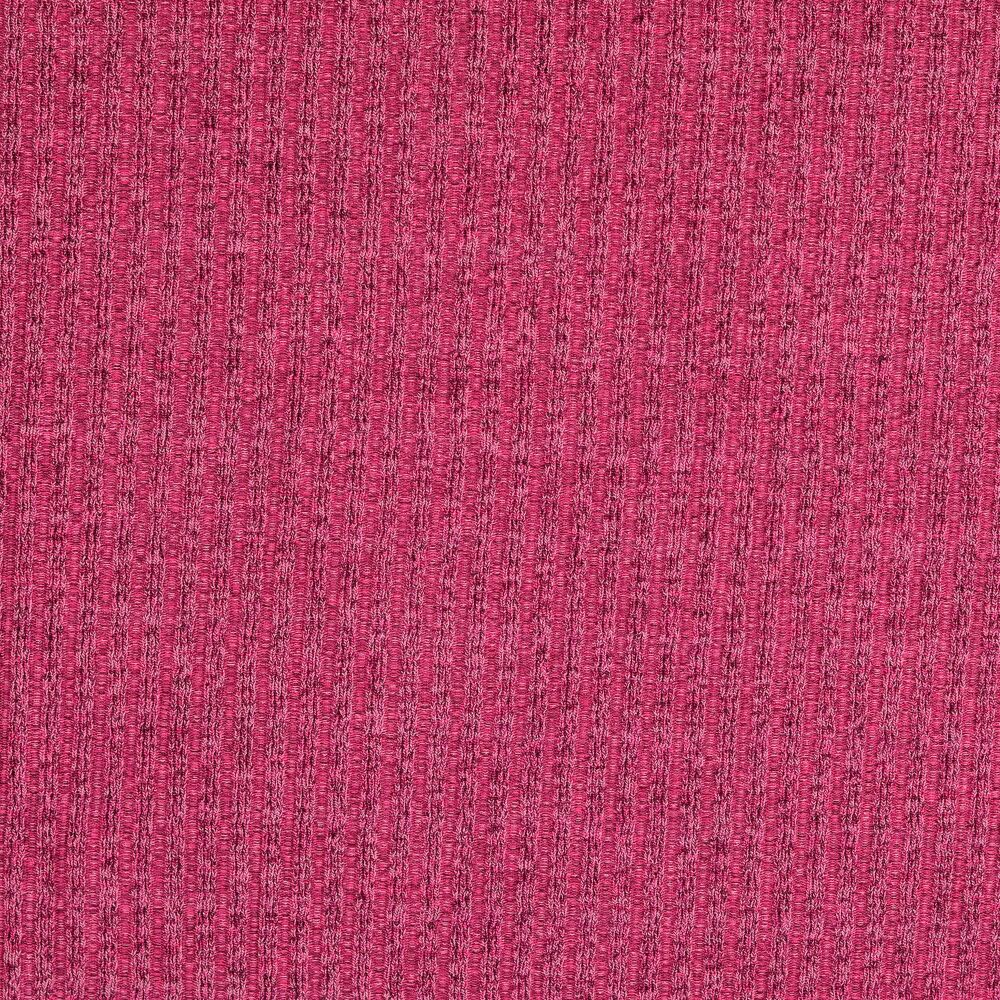 Ribbed Jersey Knit Melange Fabric Pink