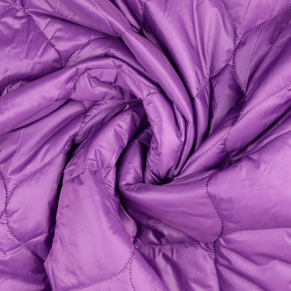 Quilted Fabric Purple