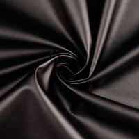 Faux Leather Fabric Black Shimmer